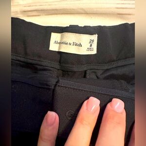 Abercrombie ultra high rise Sloane tailored shorts